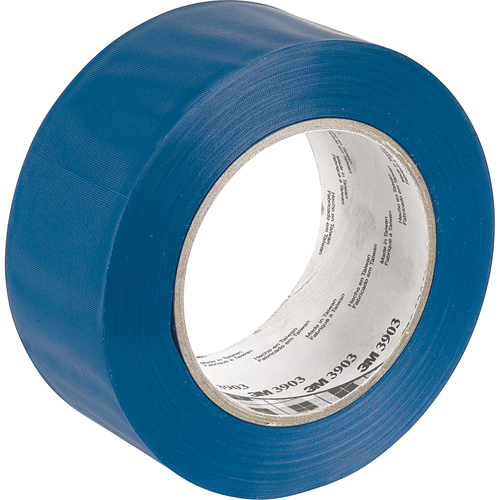 Rubans adh&eacute;sifs en vinyle 3903, 50 mm (2") la x 45,5 m (149,25') lo, 6,3 mils, Bleu Equipex