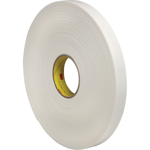 Ruban de mousse avec rev&ecirc;tement deux c&ocirc;t&eacute;s, 66 m (216') lo x 18 mm (3/4") la, 60 lb, Poly&eacute;thyl&egrave;ne Equipex