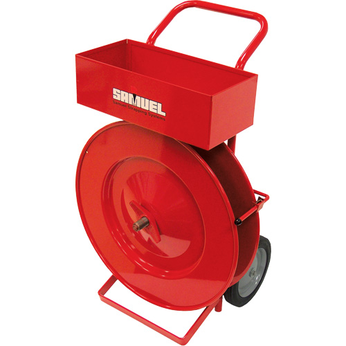 Distributeur de feuillards, Feuillard Polyester/Acier/Polypropyl&egrave;ne, Dia de noyau 16", largeur de rouleau 2,875" Equipex