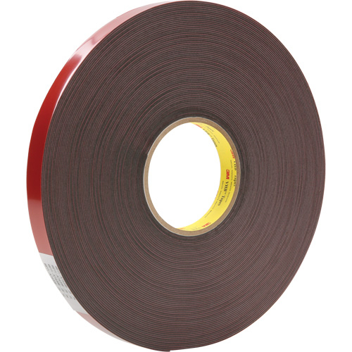 Ruban VHB, 33 m (108') lo x 24 mm (1") la, 1,1 mil, Acrylique Equipex