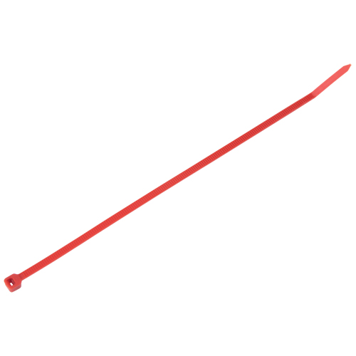 Attaches de c&acirc;ble interm&eacute;diaires, Longueur 8", R&eacute;sistance &agrave; la traction 40 lb, Rouge Equipex