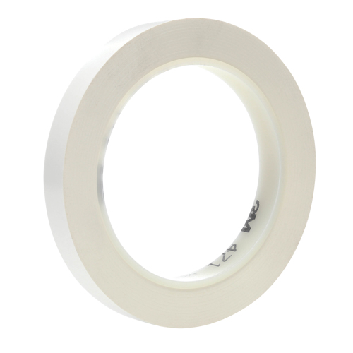 471 Vinyl Tape, 12 mm (1/2") W x 32.9 m (108') L, 5.3 mils, White Equipex