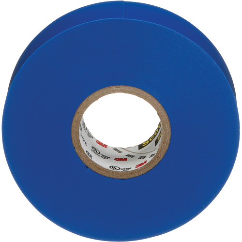 Rubans en vinyle pour codage en couleurs 35 Scotch, 19 mm (3/4") x 20,1 m (66'), Bleu, 7 mils Equipex