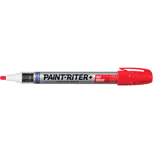 Paint-Riter&reg; + Oily Surface Marker, Liquid, Red Equipex
