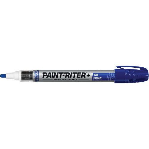 Paint-Riter&reg; + Oily Surface Marker, Liquid, Blue Equipex