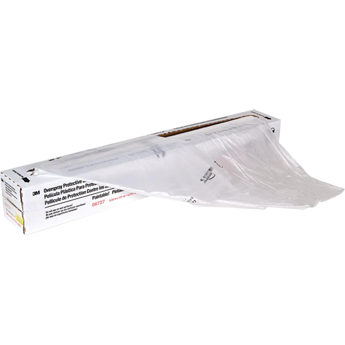 Overspray Protective Sheeting, 400' L x 12' W, Plastic Equipex
