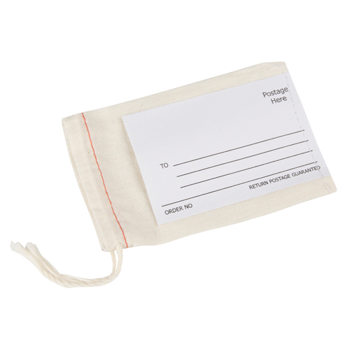 Sacs postaux en tissu avec &eacute;tiquette Equipex
