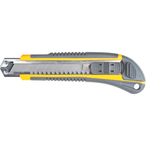 Knife ATK100, 18 mm, Carbon Steel, Rubber Handle Equipex