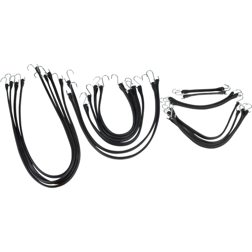 Ensembles d'attaches en caoutchouc, 9" Equipex