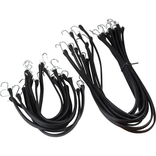 Ensembles d'attaches en caoutchouc, 21" Equipex