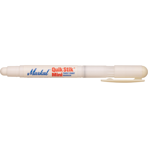 Quik Stik&reg; Mini Paint Marker, Solid Stick, White Equipex