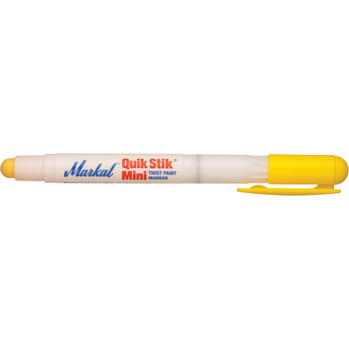 Quik Stik&reg; Mini Paint Marker, Solid Stick, Yellow Equipex