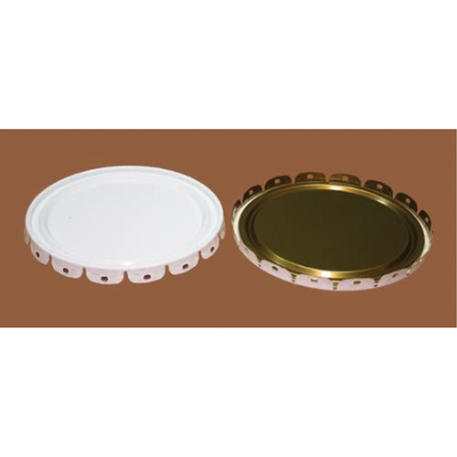 Seau avec couvercle, M&eacute;tal, 20 L Equipex