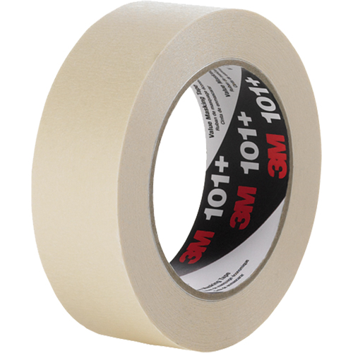 101+ Value Masking Tape, 18 mm (3/4") x 55 m (180'), Tan Equipex