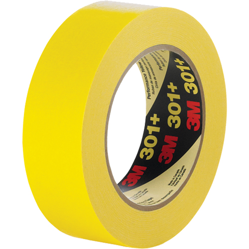 301+ Performance Masking Tape, 48 mm (2") x 54.8 m (180'), Yellow Equipex