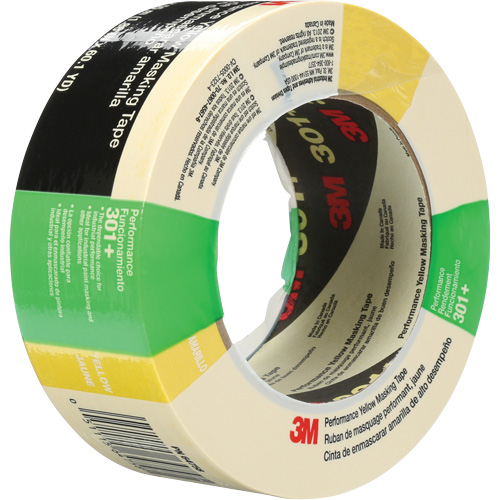 301+ Performance Masking Tape, 48 mm (2") x 54.8 m (180'), Yellow Equipex