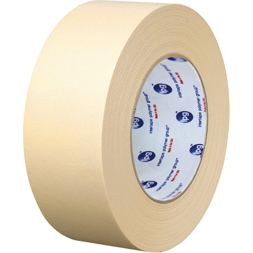 High Temperature Medium Grade Paper Masking Tape, 18 mm (3/4") x 55 m (180'), Beige Equipex