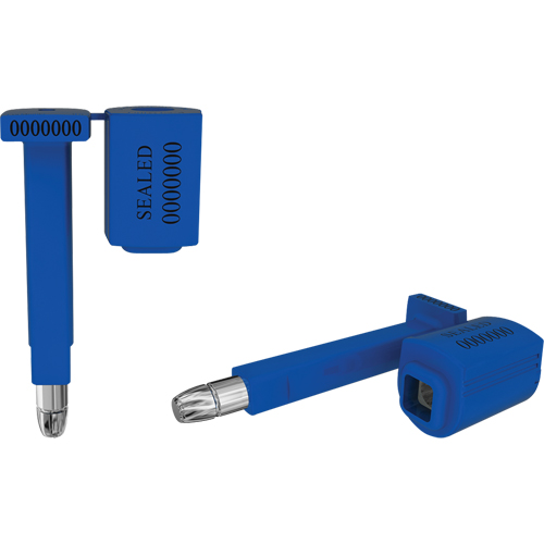 High Security Locktainer Security Seals, 3-1/4", Metal, Bolt Seal Equipex