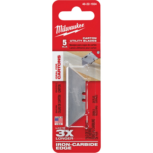 Utility Knife Blades, Single Style Equipex