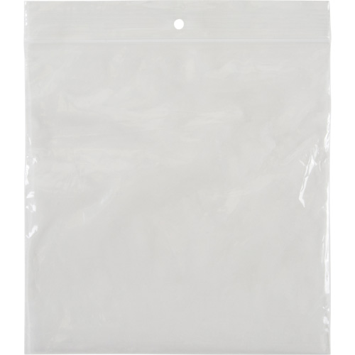 Sacs en poly, Refermable, 6" x 6", 2 mils Equipex