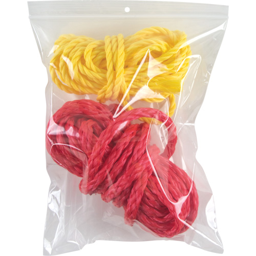 Sacs en poly, Refermable, 10" x 8", 2 mils Equipex