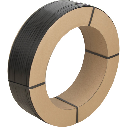 Strapping, Polypropylene, 1/2" W x 5600' L, Black, Manual Grade Equipex