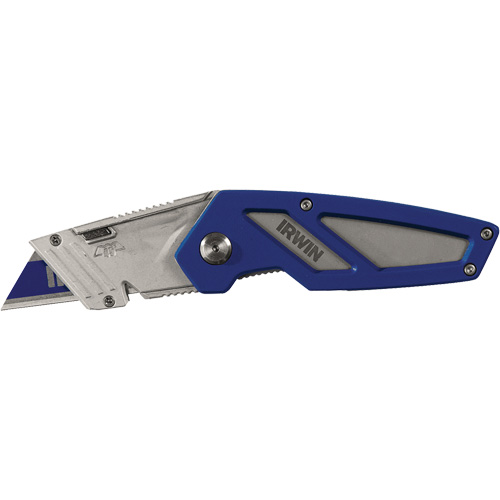 FK 100 Folding Utility Knife, 22 mm Blade, Metal Handle Equipex