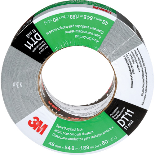 Ruban adh&eacute;sif robuste DT11, 11 mils, Argent, 48 mm (2") x 55 m (180') Equipex