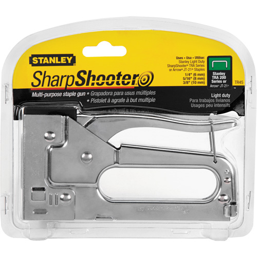 Light-Duty Staple Gun, 5/16"/1/4"/3/8" Staples Equipex