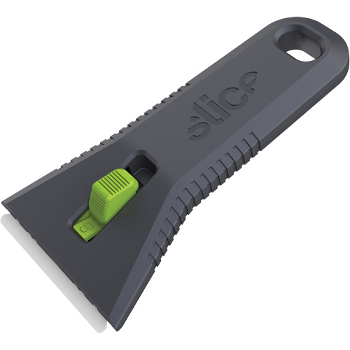 Slice Racloir utilitaire auto-r&eacute;tractable, Lame C&eacute;ramique, Largeur 65 mm, Manche Nylon Equipex
