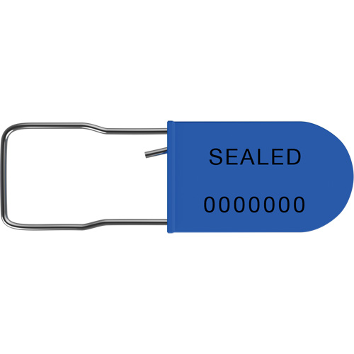 UniPad S Security Seals, 1-1/2", Metal/Plastic, Padlock Equipex
