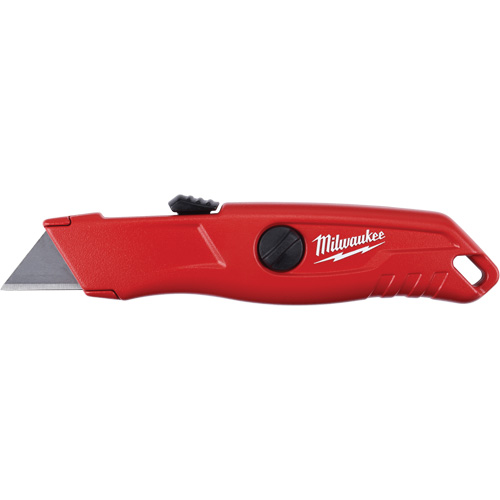 Self-Retracting Knife, 3/4", Steel, Metal Handle Equipex