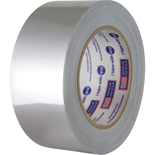 Ruban autocollant argent&eacute; en feuille d'aluminium, &eacute;paisseur 3 mils, 25,4 mm (1") x 54,86 m (180') Equipex