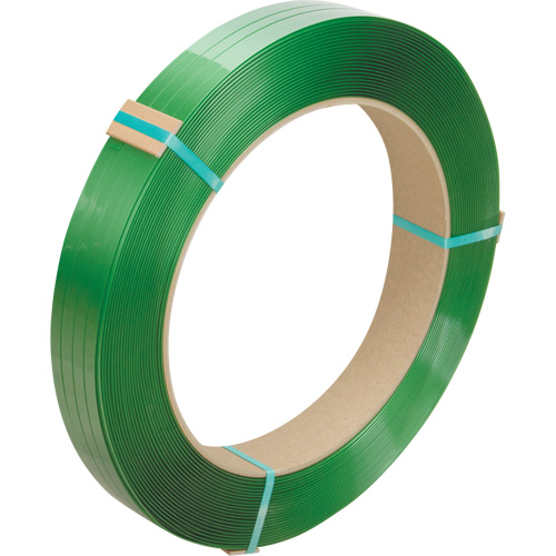 Strapping, Polyester, 1/2" W x 3380' L, Green, Manual Grade Equipex