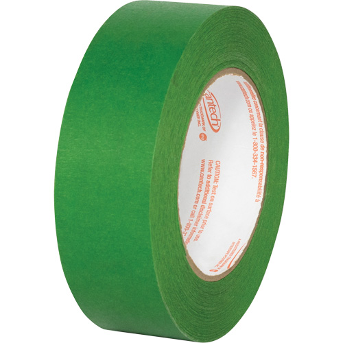 Premium Safe Tack Masking Tape, 36 mm (1-27/64") x 55 m (180.4'), Green Equipex