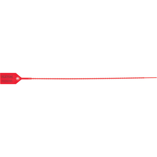 Standard-Duty Security Seal, 15", Plastic, Plastic Seal Equipex