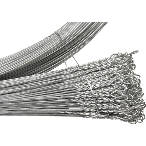 Fil de cerclage, Galvanis&eacute;, 13-1/2' lo, Cal. 13 Equipex