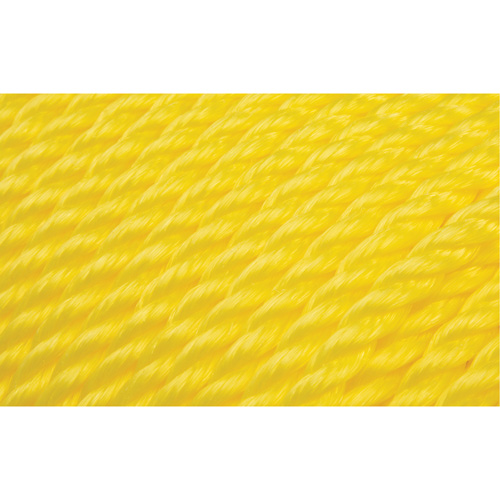 Corde jaune tress&eacute;e 3/8", Polypropyl&egrave;ne, 630' Equipex