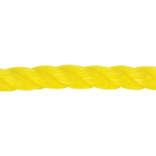 1/2" Braided Yellow Rope, Polypropylene, 335' Equipex