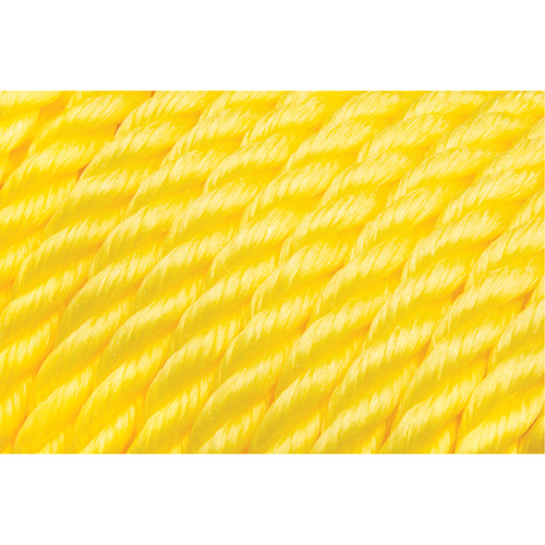 5/8" Braided Yellow Rope, Polypropylene, 200' Equipex