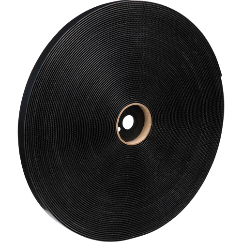 Dual Lock Reclosable Fastener, Hook & Loop, 50 yds x 1", Adhesive, Black Equipex