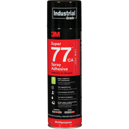 Super 77 Multi-Purpose Spray Adhesive, Aerosol Can Equipex