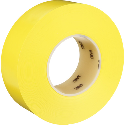 Ruban de marquage de planchers durable 971, 2" x 108', Vinyle, Jaune Equipex