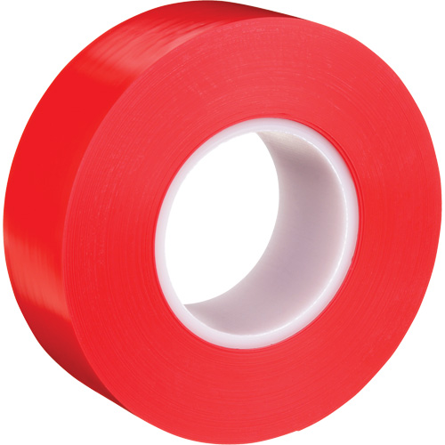 Ruban de marquage de planchers durable 971, 2" x 108', Vinyle, Rouge Equipex
