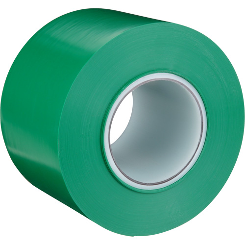 Ruban de marquage de planchers durable 971, 4" x 108', Vinyle, Vert Equipex