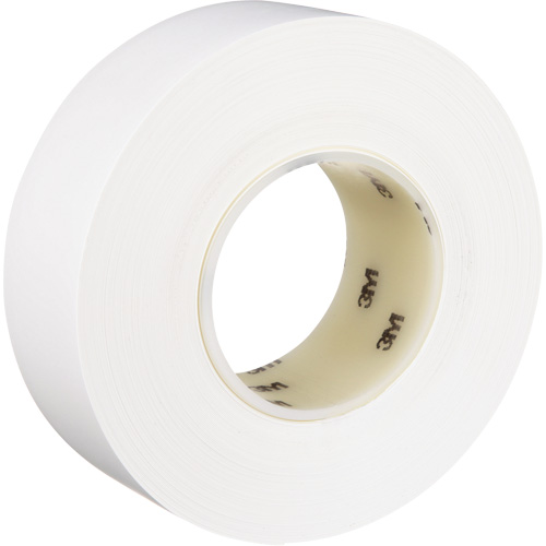 Durable Floor Marking Tape 971, 3" x 108', Vinyl, White Equipex