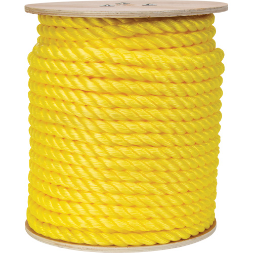 Braided Yellow Rope, Polypropylene, 300' Equipex