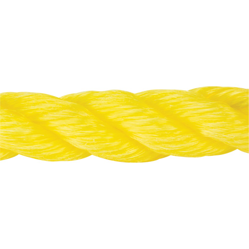 Braided Yellow Rope, Polypropylene, 300' Equipex