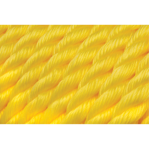 Braided Yellow Rope, Polypropylene, 300' Equipex
