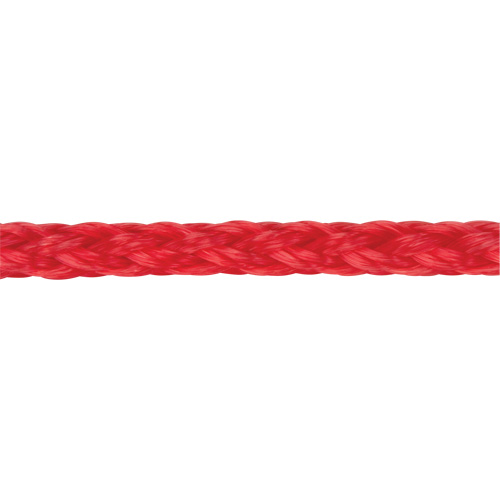 Braided Red Rope, Polypropylene, 500' Equipex